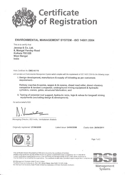 Environmental Management System - ISO 14001:2004